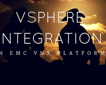 vSphere Integration in EMC VNX Platform