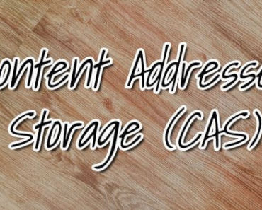 Content Addressed Storage (CAS)