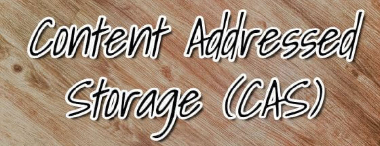 Content Addressed Storage (CAS)