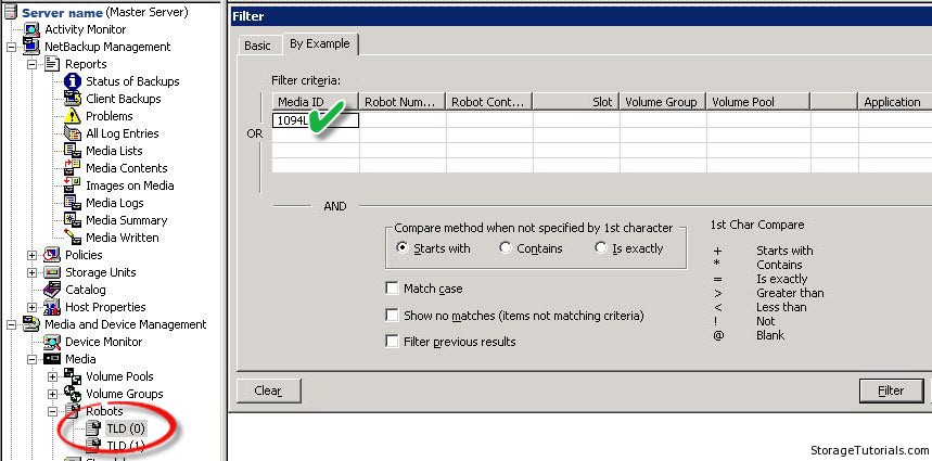 How to Eject Media from Tape Library in Netbackup
