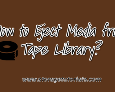 How to Eject Media from Tape Library in Netbackup