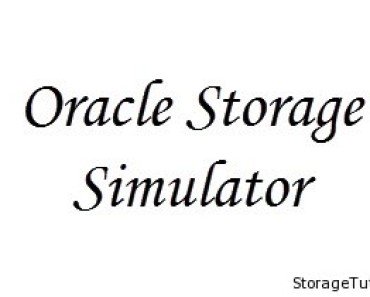oracle storage simulator