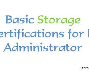 Basic Storage Certifications for Administrator