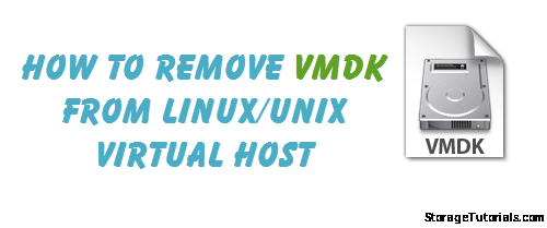 How to remove vmdk from Linux