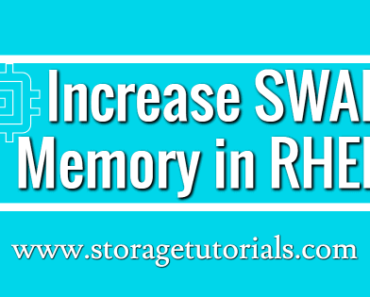 How to Increase SWAP Memory in RHEL 7