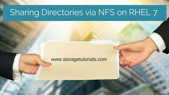 How To Share Directory Via Network File System NFS on RHEL 7