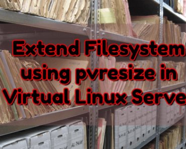extend-filesystem-using-pvresize-linux