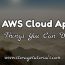 AWS Cloud Mobile App - Things you can do