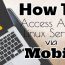 How To Access AWS Cloud Linux Server from Mobile