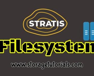 How to Create Stratis Filesystem and Pool in RHEL 8