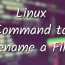 Linux Command to Rename a File