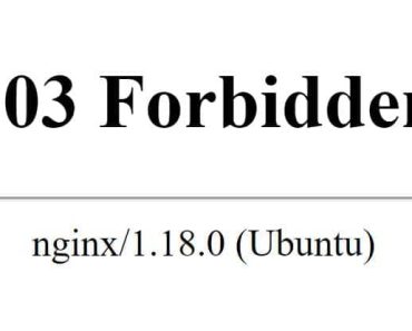 nginx 403 forbidden