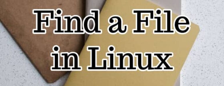 How to Fina a File in Linux