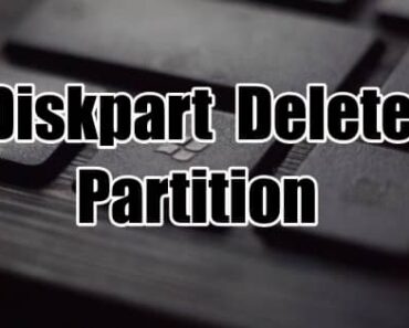 Diskpart Delete Partition
