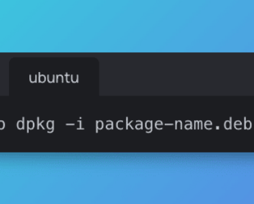 Install .deb file in Ubuntu using the Terminal