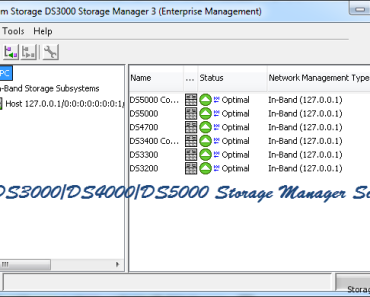 ibm ds3000 storage manager