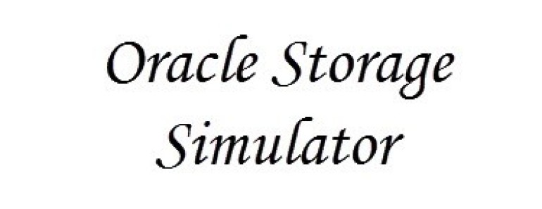 oracle storage simulator
