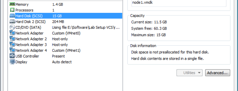 Hard disk add vmware