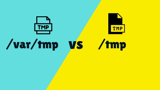 difference between var tmp and tmp in linux